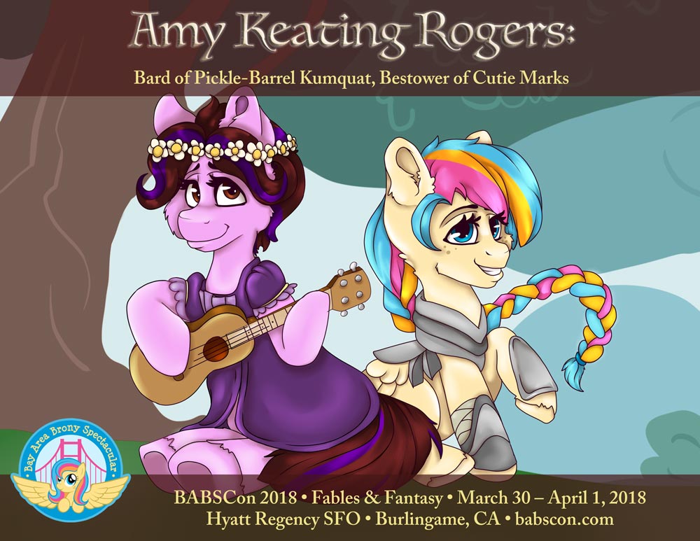 Amy Keating Rogers Gives BABSCon its Cutie Mark this March!